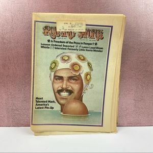 Vintage Rolling Stone Magazine John Lennon Mark Pinup April 26, 1973 Music Art